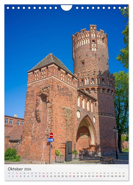 Produktbild: Tangerm&uuml;nde - Historische Altstadt an der Elbe (Wandkalender 2026 DIN A4 hoch), CALVENDO Monatskalender