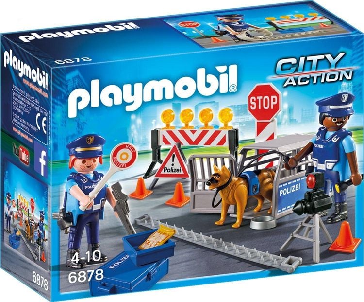 Bild vom Artikel PLAYMOBIL® 6878 Polizei-Straßensperre vom Autor 