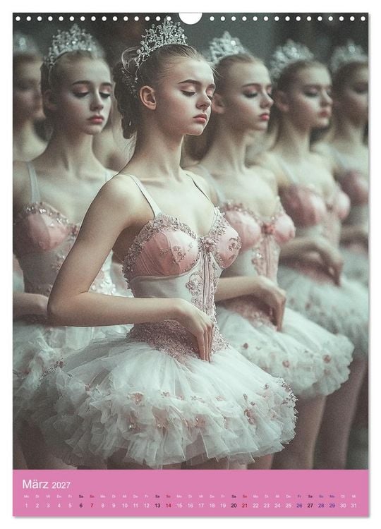Produktbild: Sch&ouml;nheit und Eleganz im Ballett (Wandkalender 2027 DIN A3 hoch), CALVENDO Monatskalender