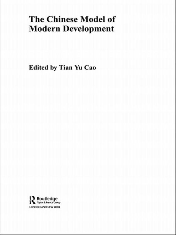 Produktbild: The Chinese Model of Modern Development