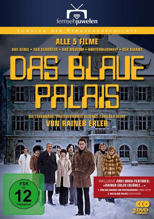Produktbild: Das blaue Palais - Die komplette Filmreihe (Teil 1-5 inkl. Erler-Doku und Making-of) (Fernsehjuwelen) [3 DVDs]