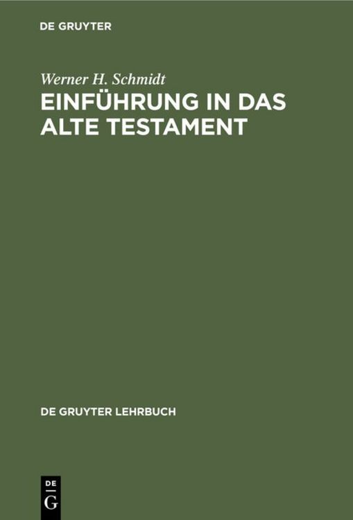 Produktbild: Einf&uuml;hrung in das Alte Testament