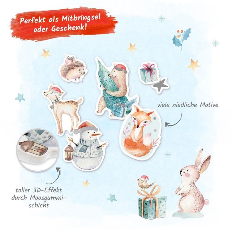 Produktbild: Tr&ouml;tsch Soft-Sticker Winterwald