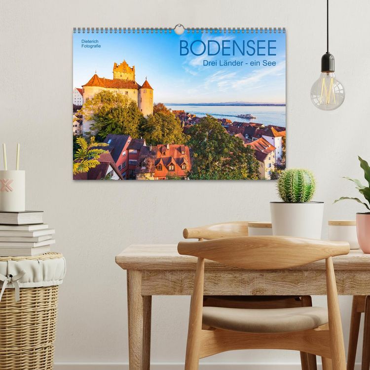Produktbild: BODENSEE Drei L&auml;nder - ein See (Wandkalender 2026 DIN A3 quer), CALVENDO Monatskalender