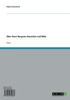 Produktbild: &Uuml;ber Henri Bergsons RaumZeit und Wille