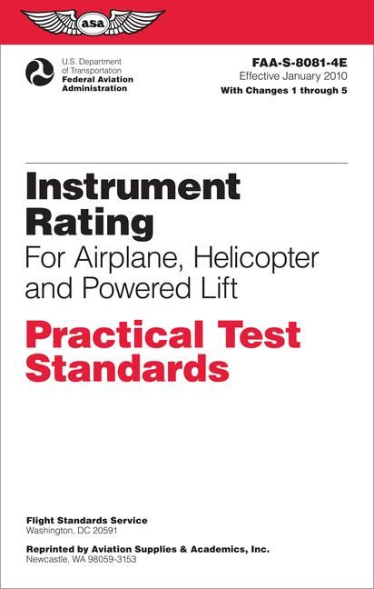 Produktbild: Federal Aviation Administration (Faa): Instrument Rating Pra