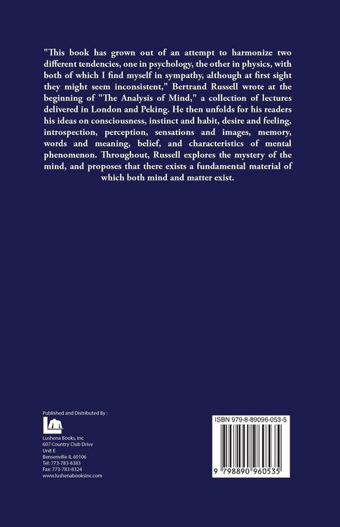 Produktbild: The Analysis of Mind