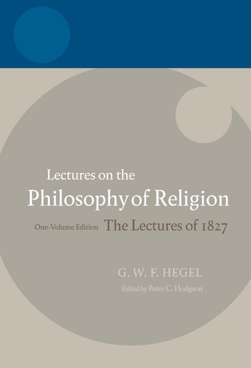 Produktbild: Hegel: Lectures on the Philosophy of Religion