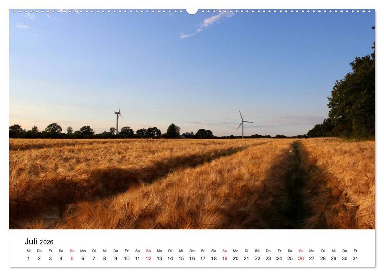 Produktbild: Schleswig-Holstein (Wandkalender 2026 DIN A2 quer), CALVENDO Monatskalender