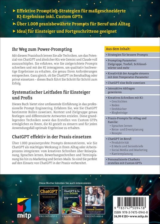Produktbild: ChatGPT Power-Prompting