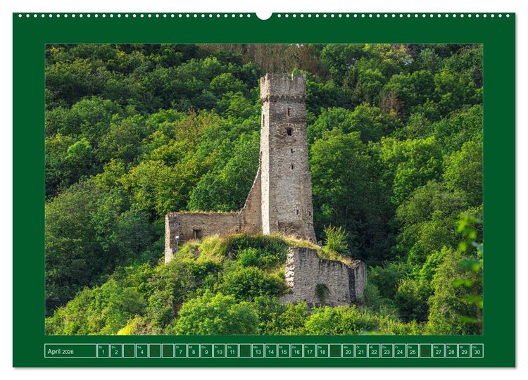 Produktbild: Romantische Ruinen (Wandkalender 2026 DIN A2 quer), CALVENDO Monatskalender