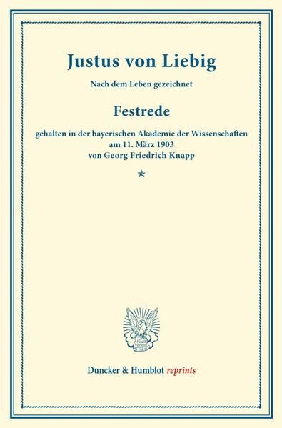 Produktbild: Justus von Liebig.