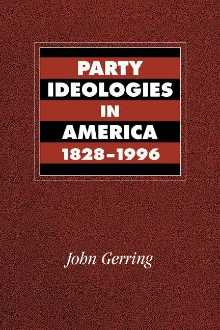 Produktbild: Party Ideologies in America, 1828-1996