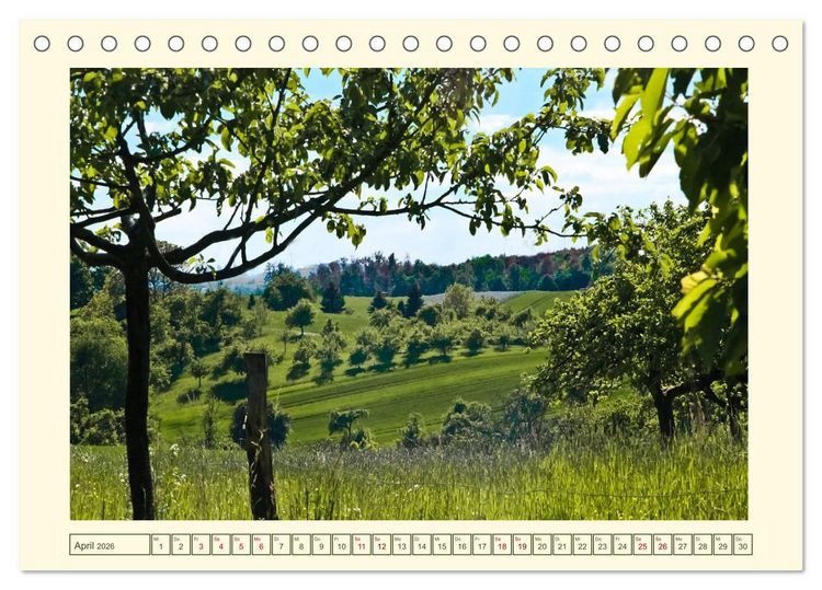 Produktbild: Mein sch&ouml;nes Land - Landliebe Wetterau (Tischkalender 2026 DIN A5 quer), CALVENDO Monatskalender