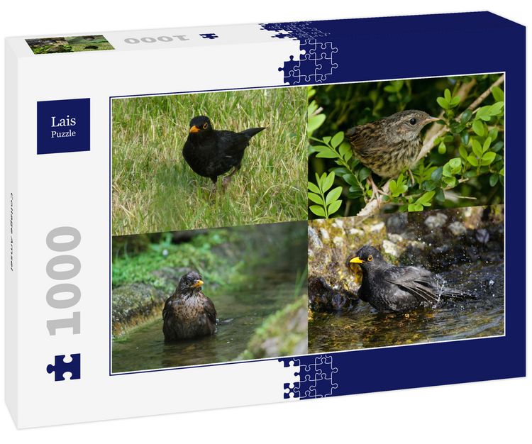 Produktbild: Lais Puzzle Collage Amsel 1000 Teile