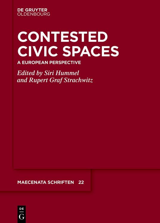 Produktbild: Contested Civic Spaces