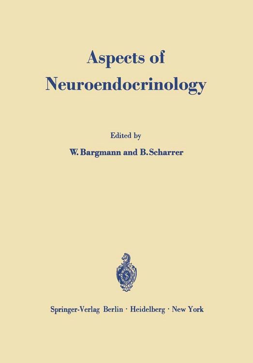 Produktbild: Aspects of Neuroendocrinology