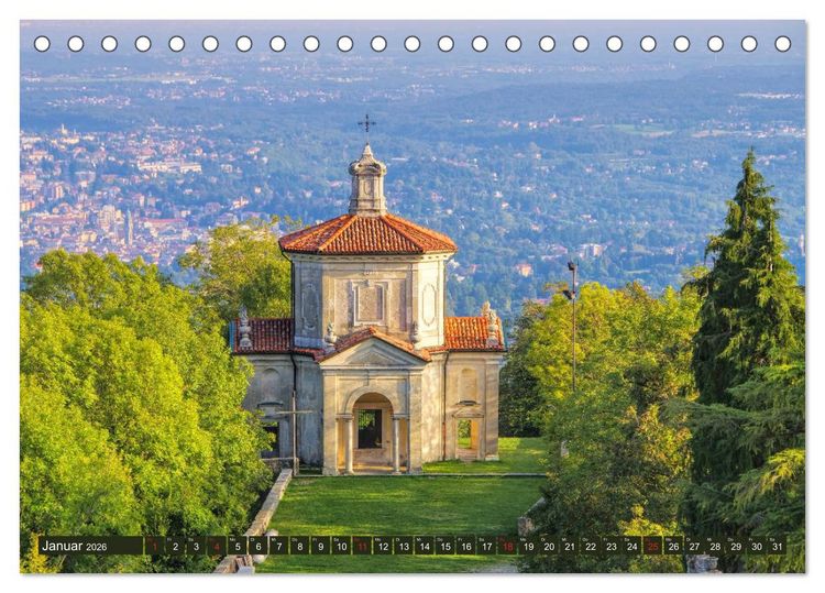 Produktbild: Lago di Varese - Eine der sch&ouml;nsten Seenlandschaften Italiens (Tischkalender 2026 DIN A5 quer), CALVENDO Monatskalender