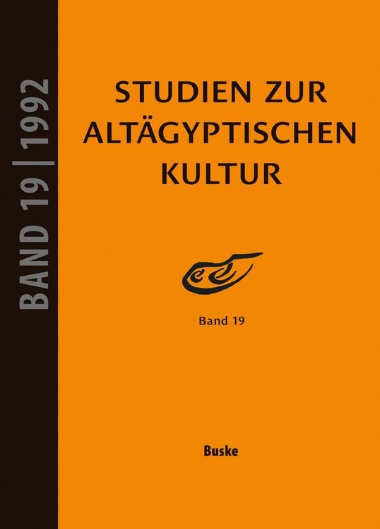 Produktbild: Studien zur Alt&auml;gyptischen Kultur Band 19