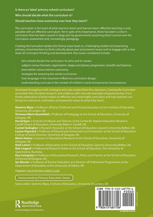 Produktbild: Creating the Curriculum