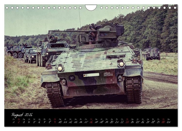 Produktbild: Sch&uuml;tzenpanzer Marder (Wandkalender 2026 DIN A4 quer), CALVENDO Monatskalender