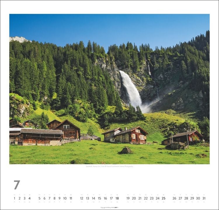 Produktbild: Schweiz Kalender 2027 - Sch&ouml;nste Landschaften und Ansichten