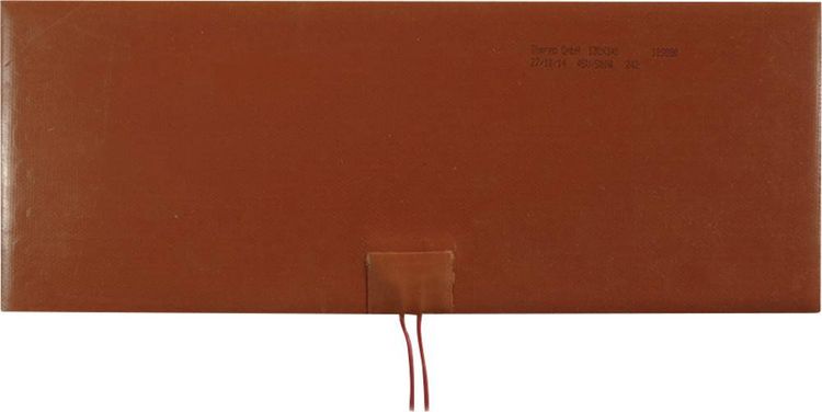 Produktbild: Thermo TECH Silikon Heizfolie selbstklebend 24 V/DC, 24 V/AC 142 W Schutzart IPX7 (L x B) 340 mm x 130 mm