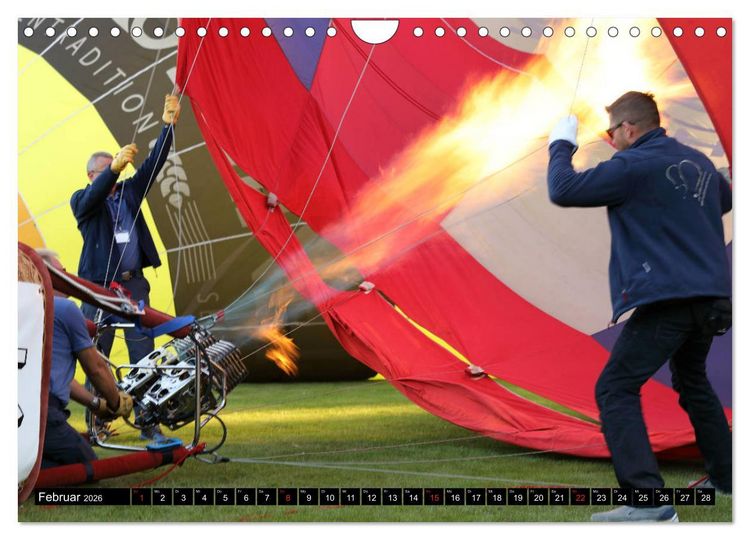 Produktbild: Ballonfahren - Die Stille nach dem Start (Wandkalender 2026 DIN A4 quer), CALVENDO Monatskalender