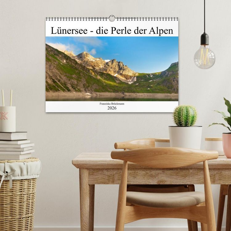 Produktbild: L&uuml;nersee - die blaue Perle der Alpen (Wandkalender 2026 DIN A3 quer), CALVENDO Monatskalender