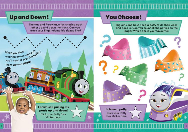 Produktbild: Thomas & Friends: Potty Star! Sticker Activity