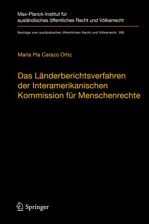 Produktbild: Das L&auml;nderberichtsverfahren der Interamerikanischen Kommission f&uuml;r Menschenrechte