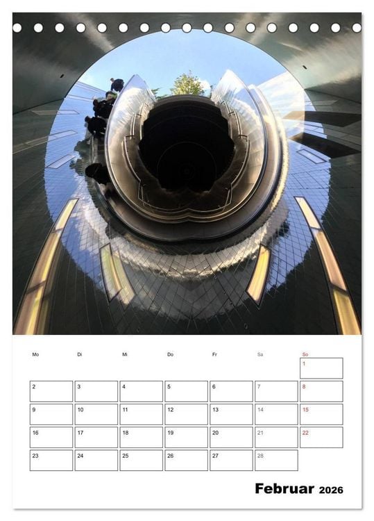 Produktbild: The tiny world of HAMBURG (Tischkalender 2026 DIN A5 hoch), CALVENDO Monatskalender