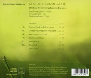 Produktbild: Geistliche Sommermusik