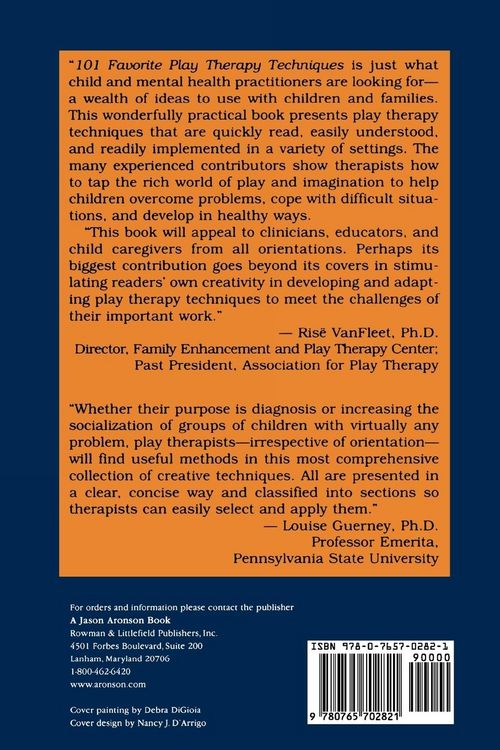 Produktbild: 101 Favorite Play Therapy Techniques