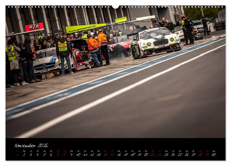 Produktbild: Emotions on Track - Langstreckenmeisterschaft am N&uuml;rburgring - GT3 (Wandkalender 2026 DIN A2 quer), CALVENDO Monatskalender