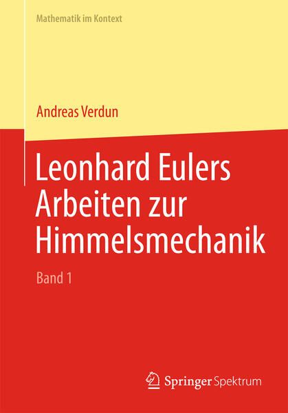 Produktbild: Leonhard Eulers Arbeiten zur Himmelsmechanik