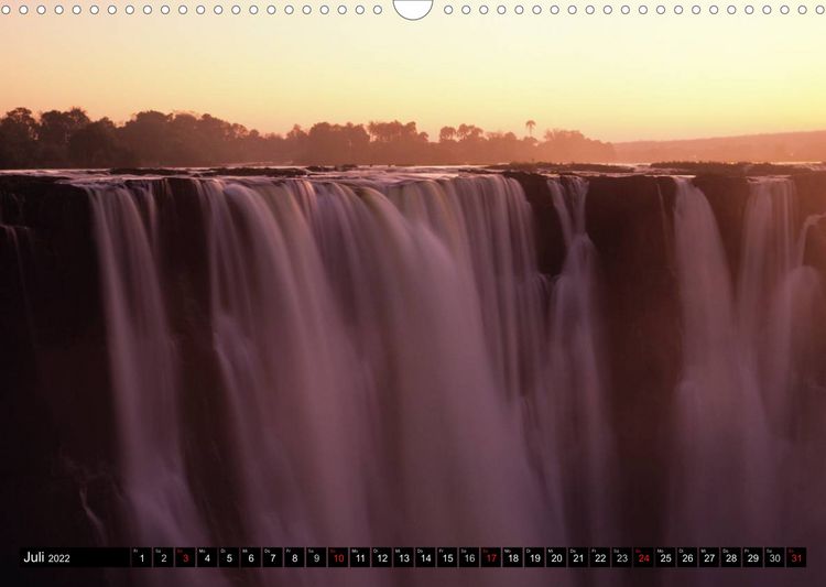 Produktbild: Victoria Wasserf&auml;lle (Wandkalender 2022 DIN A3 quer)