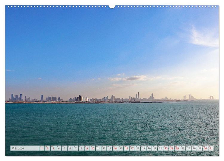 Produktbild: Orient - Manama, Abu Dhabi, Dubai, Maskat (Wandkalender 2026 DIN A2 quer), CALVENDO Monatskalender