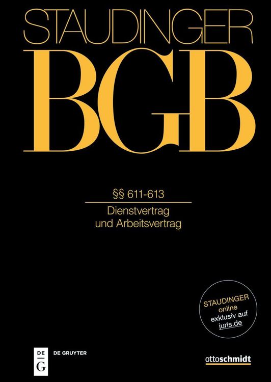 Produktbild: &sect;&sect; 611-613