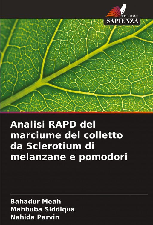 Produktbild: Analisi RAPD del marciume del colletto da Sclerotium di melanzane e pomodori