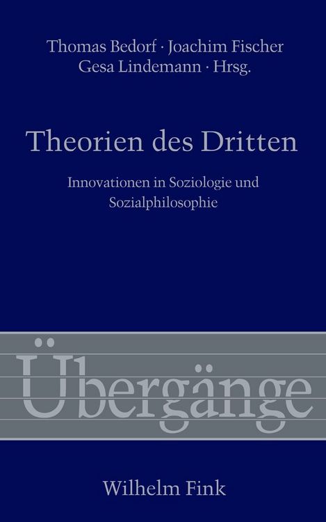 Produktbild: Theorien des Dritten