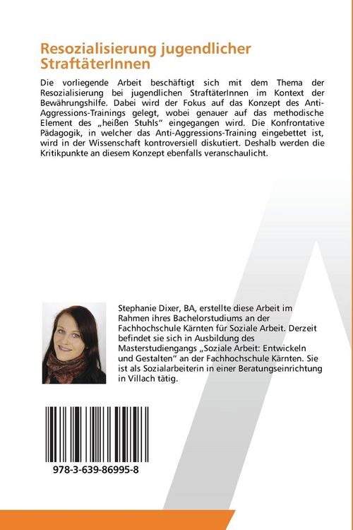 Produktbild: Resozialisierung jugendlicher Straft&auml;terInnen