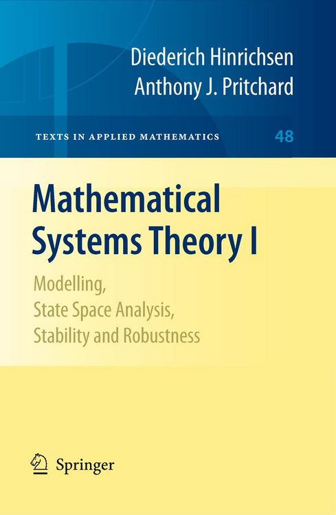 Produktbild: Mathematical Systems Theory I