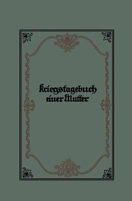 Produktbild: Kriegstagebuch einer Mutter