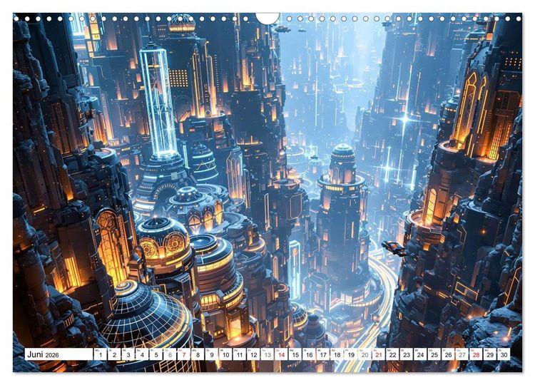Produktbild: Welten aus Licht (Wandkalender 2026 DIN A3 quer), CALVENDO Monatskalender