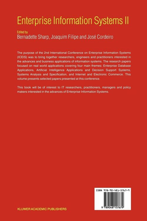 Produktbild: Enterprise Information Systems II