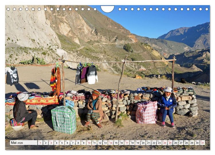 Produktbild: Faszination PERU, zwischen Anden und Regenwald (Wandkalender 2026 DIN A4 quer), CALVENDO Monatskalender