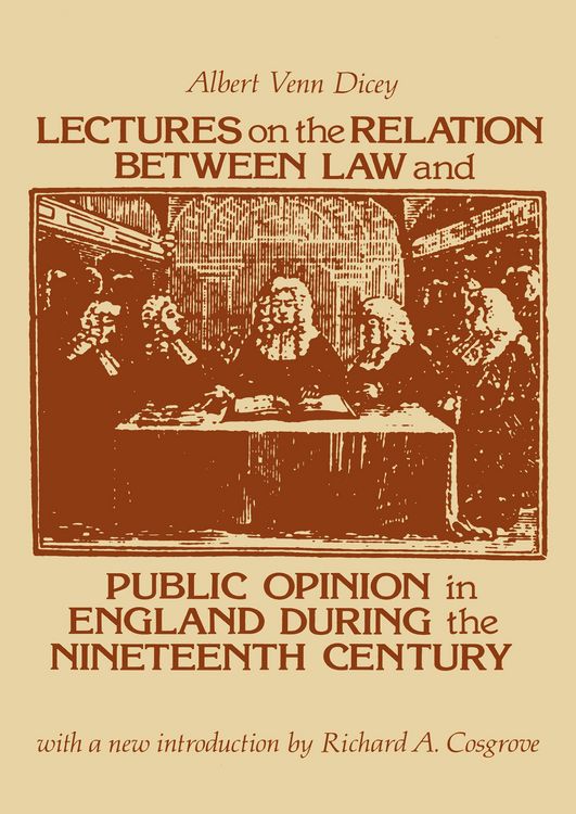 Produktbild: Lectures on the Relation Between Law and Public Opinion in England During the Nineteenth Century