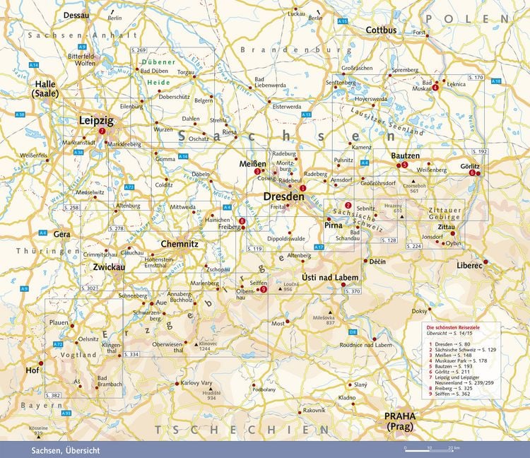 Produktbild: Reisef&uuml;hrer Sachsen