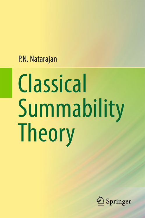 Produktbild: Classical Summability Theory